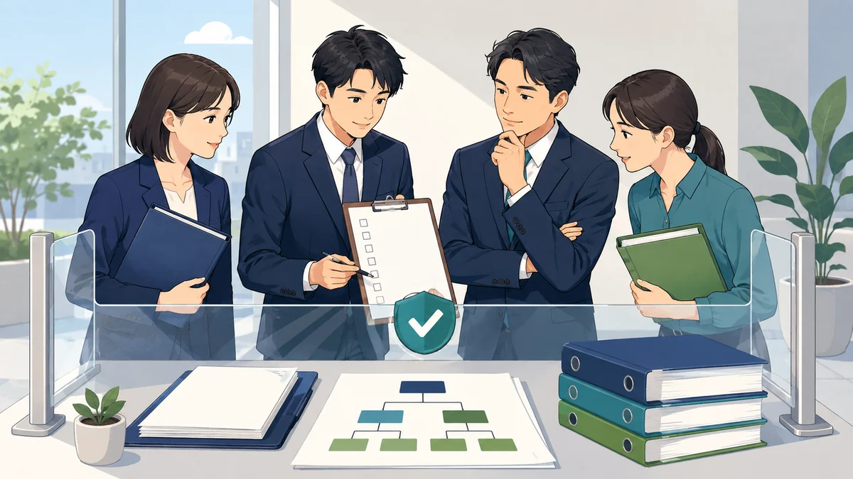 補助金の共通要件をチェックする中小企業